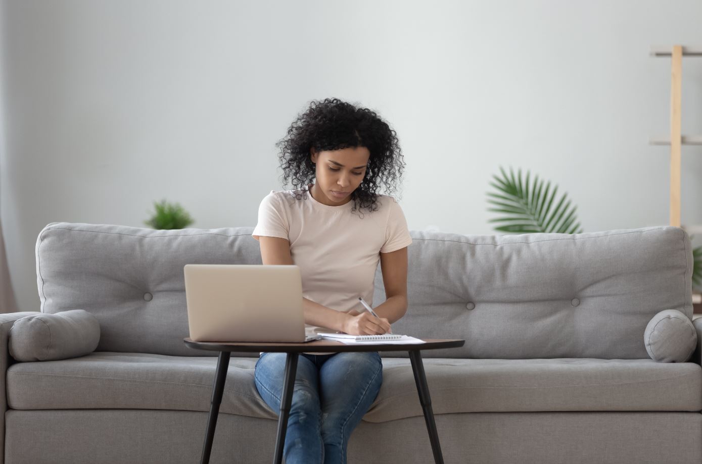 woman on laptop