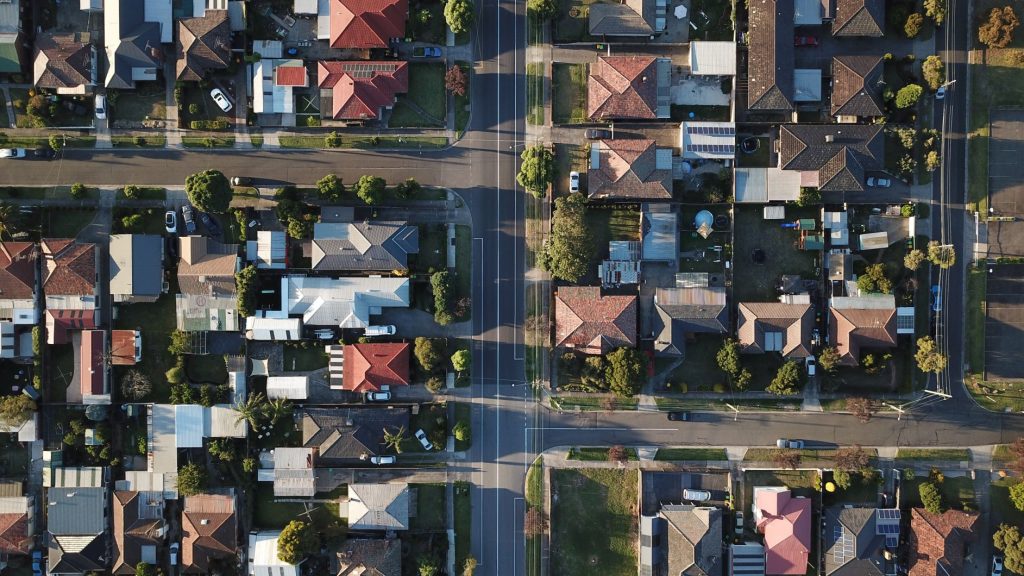 neighborhood from above