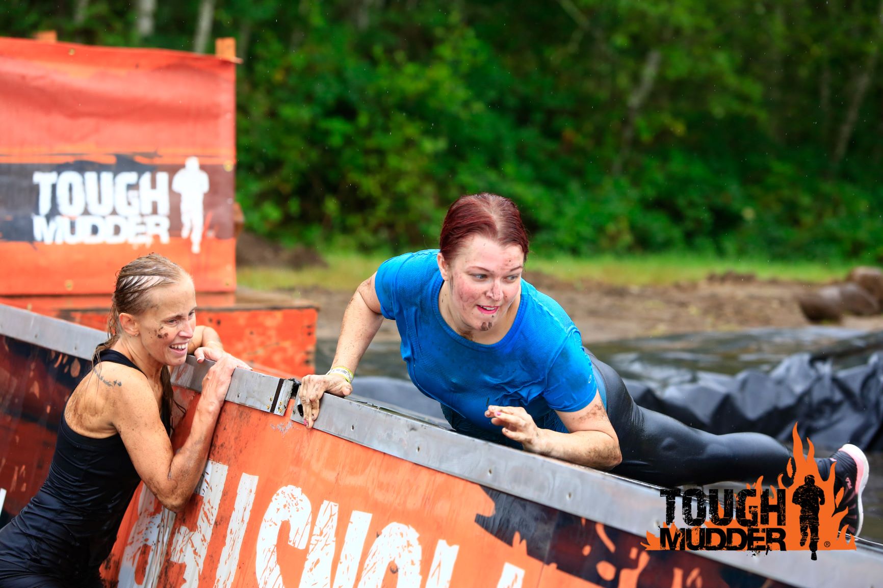 Lindsee in a Tough Mudder race