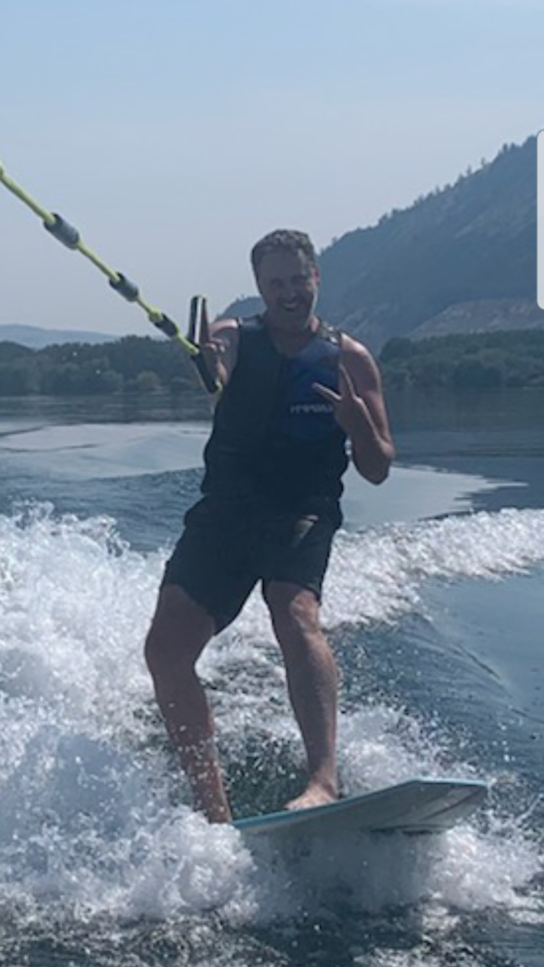 man water skiing